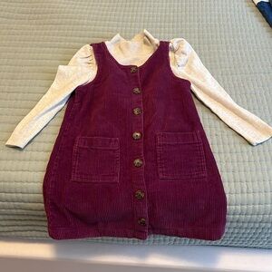 Gap corduroy jumper and mock neck top